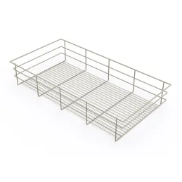 Výsuvna žičana košara s ublaživačem NEXUS 560 - 594 mm / Bež