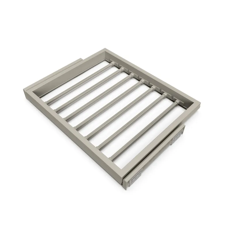 Izvlačivi držač za hlače s ublaživačem NEXUS 560 - 594 mm / Bež