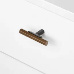 Ručka knopka OSAKA / Bakar - crna