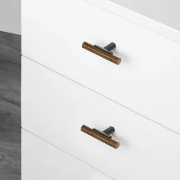 Ručka knopka OSAKA / Bakar - crna