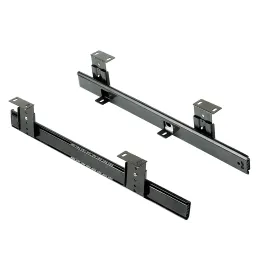 Izvlačna polica za tipkovnicu / Crni nikal