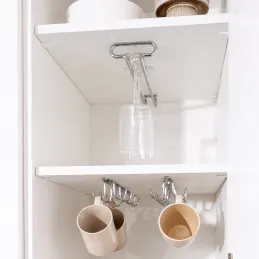 Jednoredni držač za čaše ELIT / Sjajni krom