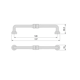 Ručka VEGA / Staromjed