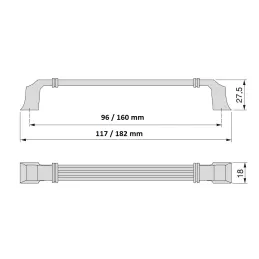 Ručka ERNEST / Antički mesing