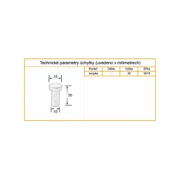 Ručka knopka TEO / Nehrđajući čelik