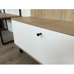 Ručka knopka TEO / Crna mat