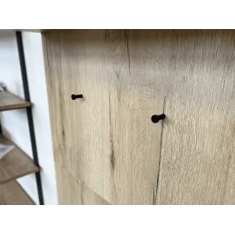 Ručka knopka TEO / Crna mat