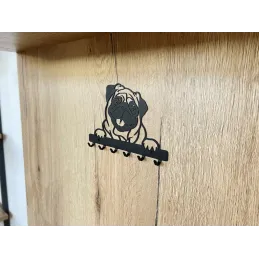 Zidna vješalica CHARLIE / Crna mat