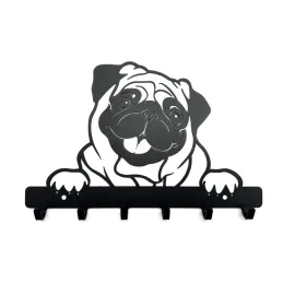 Zidna vješalica CHARLIE / Crna mat