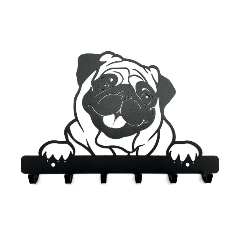 Zidna vješalica CHARLIE / Crna mat