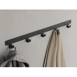 Vješalica za zid HOLD XXL / Crna mat