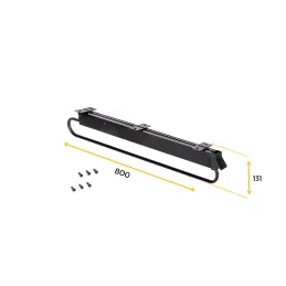Izvlačna vješalica ekstra duboka 800 mm SELF / Crna mat