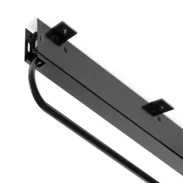 Izvlačna vješalica ekstra duboka 800 mm SELF / Crna mat