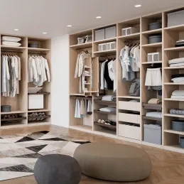 Izvlačno i rotirajuće ogledalo za ormar GENIUS / Bež