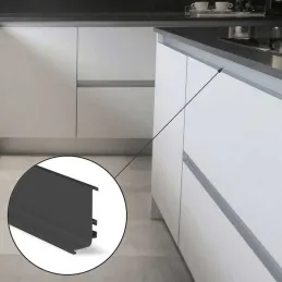 Profil ručke za vrata GOLA - L / Antracit