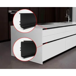 Profil ručke za vrata GOLA - C / Crna mat