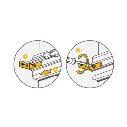 Učvršćenje s vijkom za GOLA profile