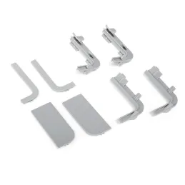 Set PVC završnih čepova za GOLA profile - L / Siva