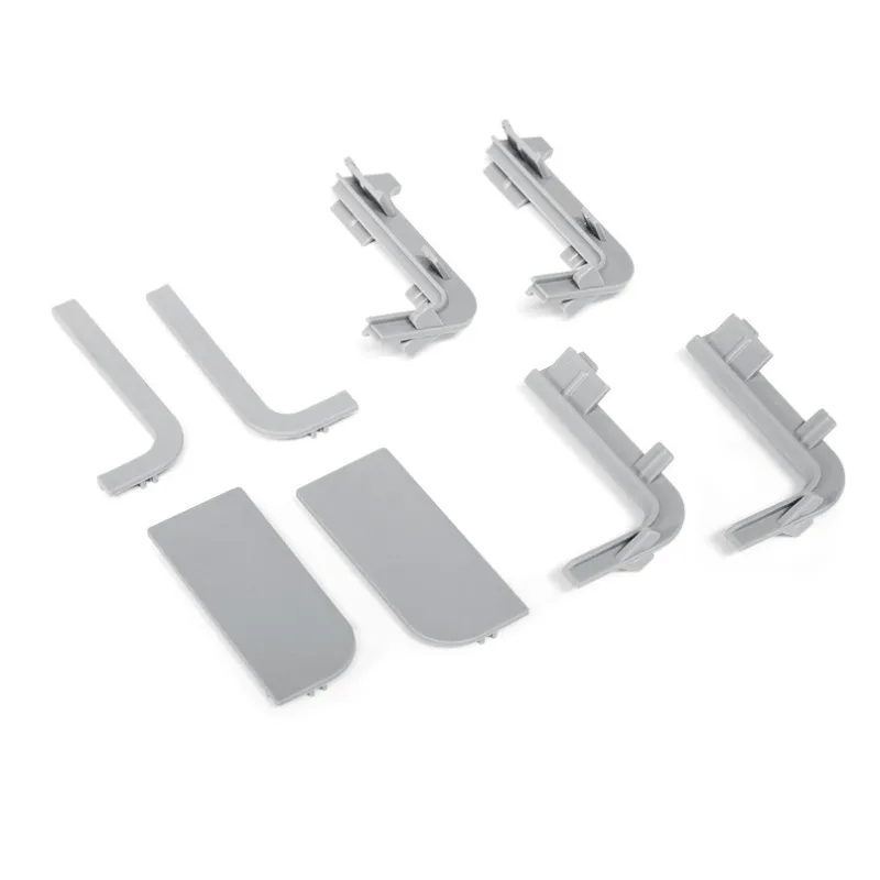 Set PVC završnih čepova za GOLA profile - L / Siva