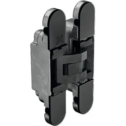 3D skrivena šarka za ugradnju za nevidljiva vrata debljine od 18 mm / Crna