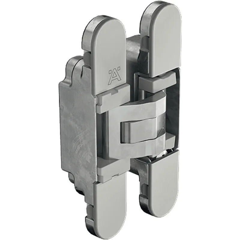 Zasunića 3D za ugradnju za skrivena vrata debljine od 18 mm / Siva