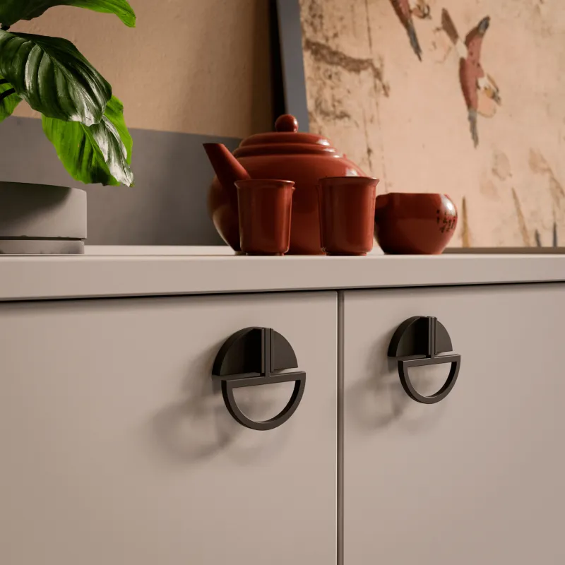 Ručka knopka CAIRO / Crna mat