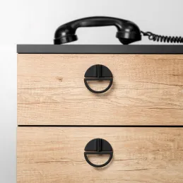 Ručka knopka CAIRO / Crna mat