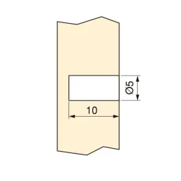 Ugradbeni amortizer za vrata - 50 kom / Sivi