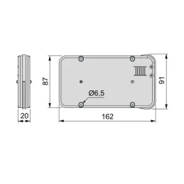 Preklopni mehanizam s prigušivanjem MiniWINCH / Bijeli