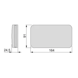 Preklopni mehanizam s prigušivačem MiniWINCH / Crni