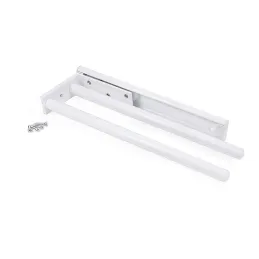 Izvlačni držač za kuhinjske krpe s 2 ruke ARNOLD 310 mm / Mat bijela