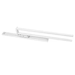 Izvlačni držač za kuhinjske krpe s 2 ruke ARNOLD 440 mm / Bijela mat