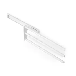Izvlačiva vješalica za kuhinjske krpe s 3 ruke ARNOLD 440 mm / Mat bijela