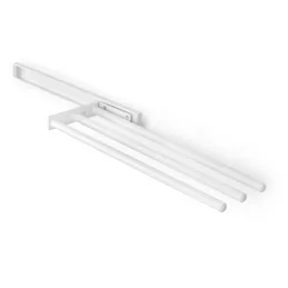 Izvlačiva vješalica za kuhinjske krpe s 3 ruke ARNOLD 440 mm / Mat bijela