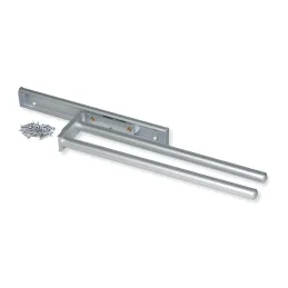 Izvlačna vješalica za kuhinjske krpe s 2 ruke ARNOLD 310 mm / Aluminij