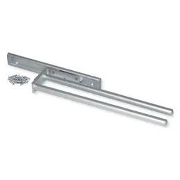 Izvlačna vješalica za ručnike s 2 ruke ARNOLD 440 mm / Aluminij