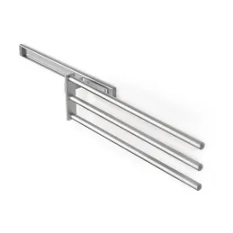 Izvlačna vješalica za ručnike s 3 kraka ARNOLD 440 mm / Aluminij