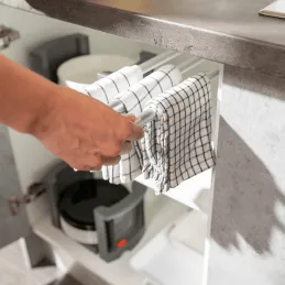 Izvlačna vješalica za ručnike s 3 kraka ARNOLD 440 mm / Aluminij