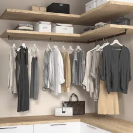 Vješalica s brtvom LUXE / Tamno smeđa