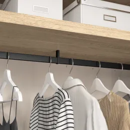 Središnji držač za vješalicu LUXE / Crna struktura