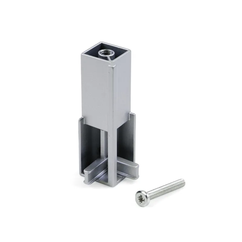 Kutni držač za vješalicu LUXE / Aluminij