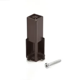 Kutni nosač za vješalicu LUXE / Tamno smeđa