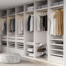 Set završetaka za vješalicu LUXE - gornja montaža / Aluminij