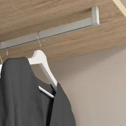 Set završetaka za vješalicu LUXE - gornja montaža / Aluminij