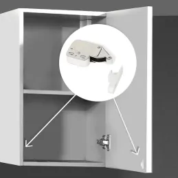 Mehanizam za otvaranje vrata bez ručki s protukom