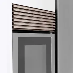 Ventilacijska rešetka iznad uređaja 600 mm TIFFANY / Nehrđajući čelik