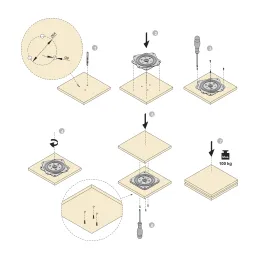 Otočni sustav za stolicu ili TV / Nikal