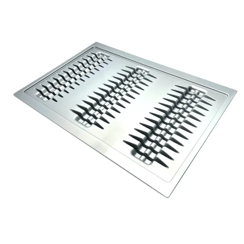 Držač za tanjure za ladicu 800 mm / Siva metalik