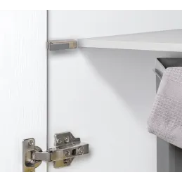 Univerzalni amortizer za vrata MILDY - 10 kom / Matirani nikal