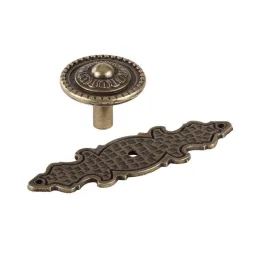 Ručka knopka VENICE / Starozlatna